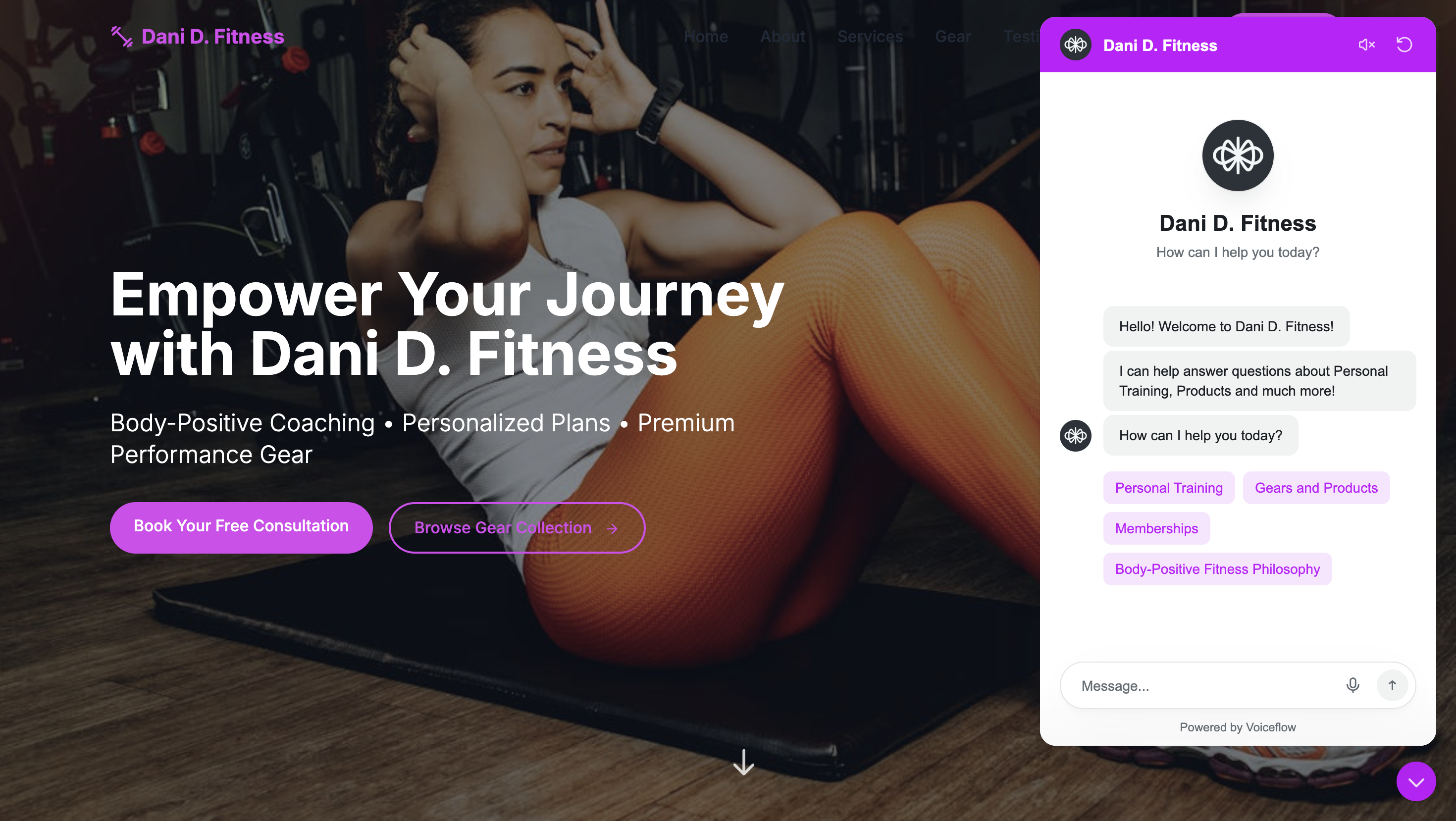 Fitness Firm Site