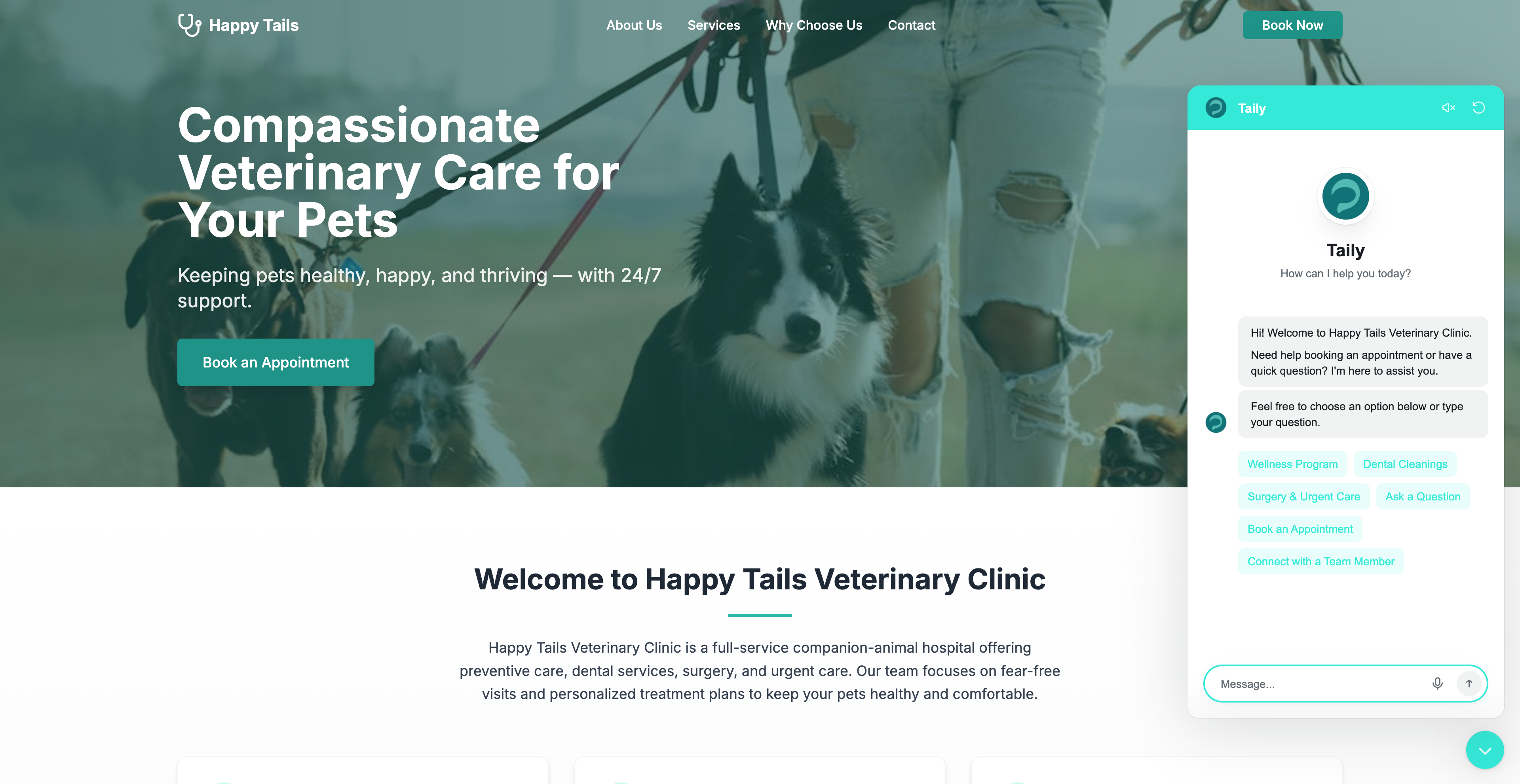 Veterinary Clinic Site